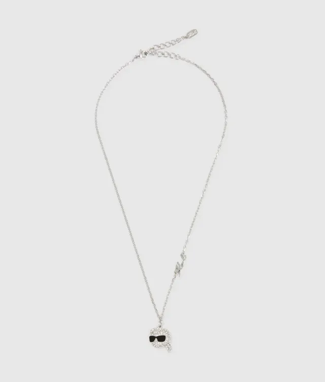 Karl Lagerfeld Ikon Karl Halskette pavé Kristall