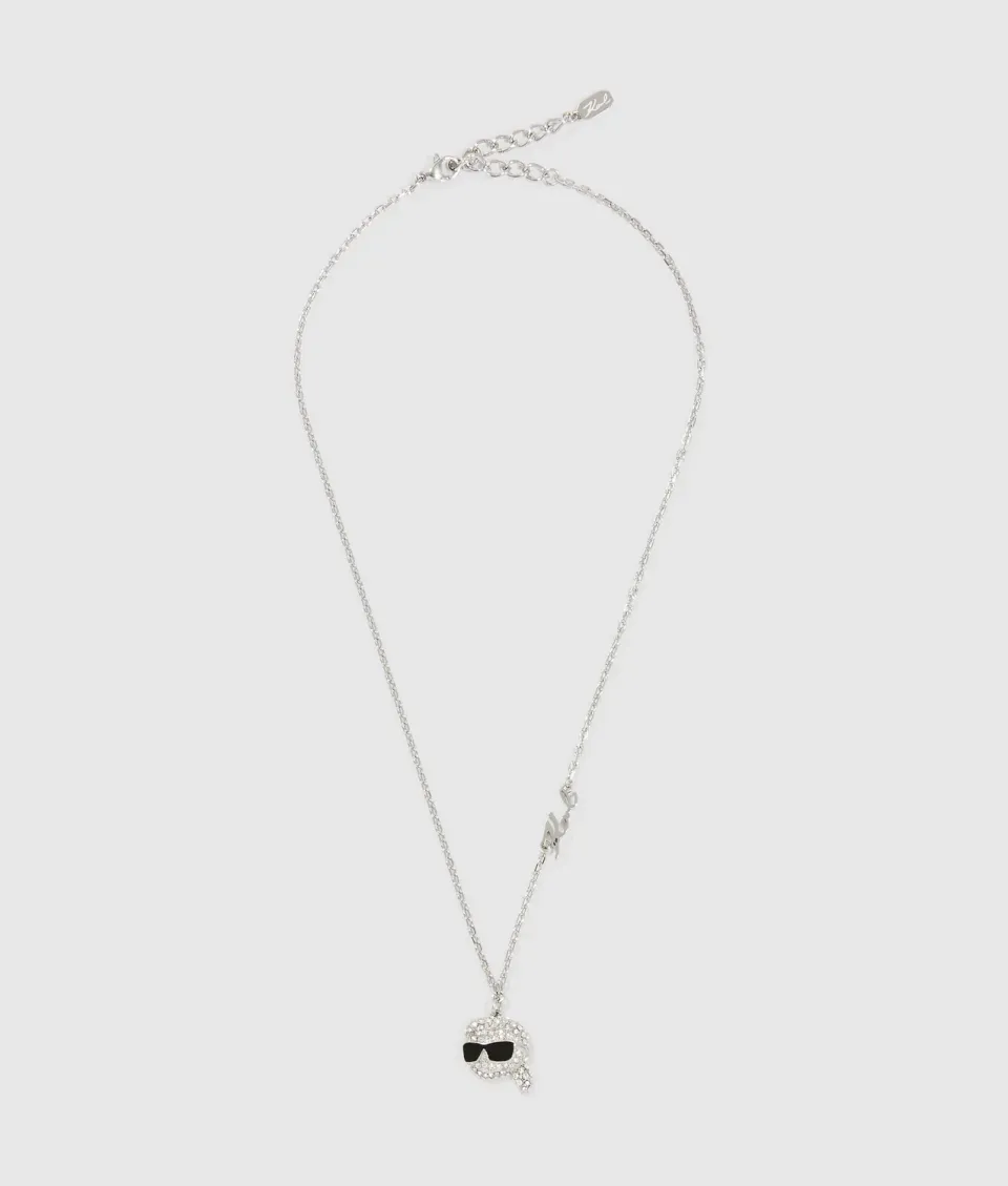Karl Lagerfeld Ikon Karl Halskette pavé Kristall