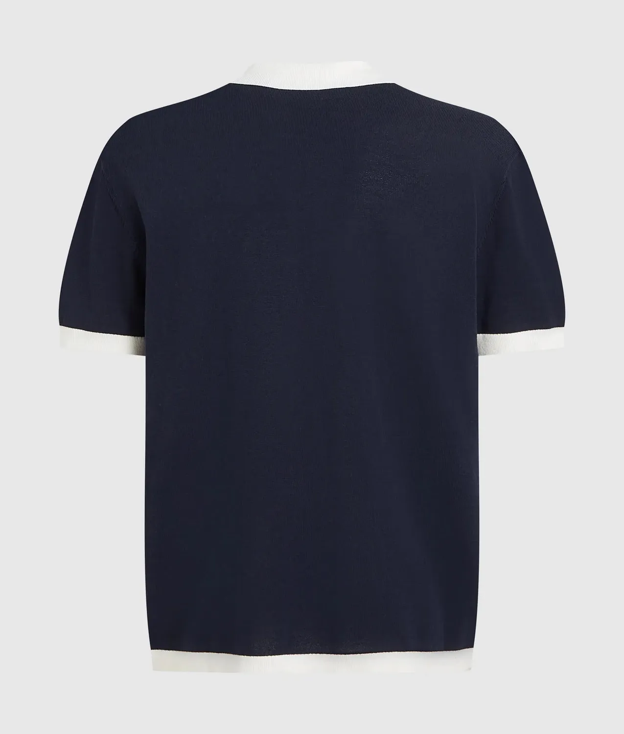 Karl Lagerfeld Monogram Poloshirt Strick Baumwolle Stick
