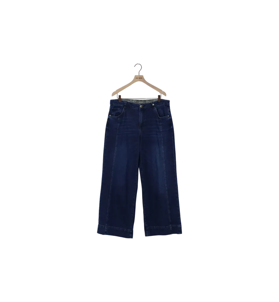 Mos Mosh ReLoved MMReem Epic Jeans Dark Blue 33 Wide Leg