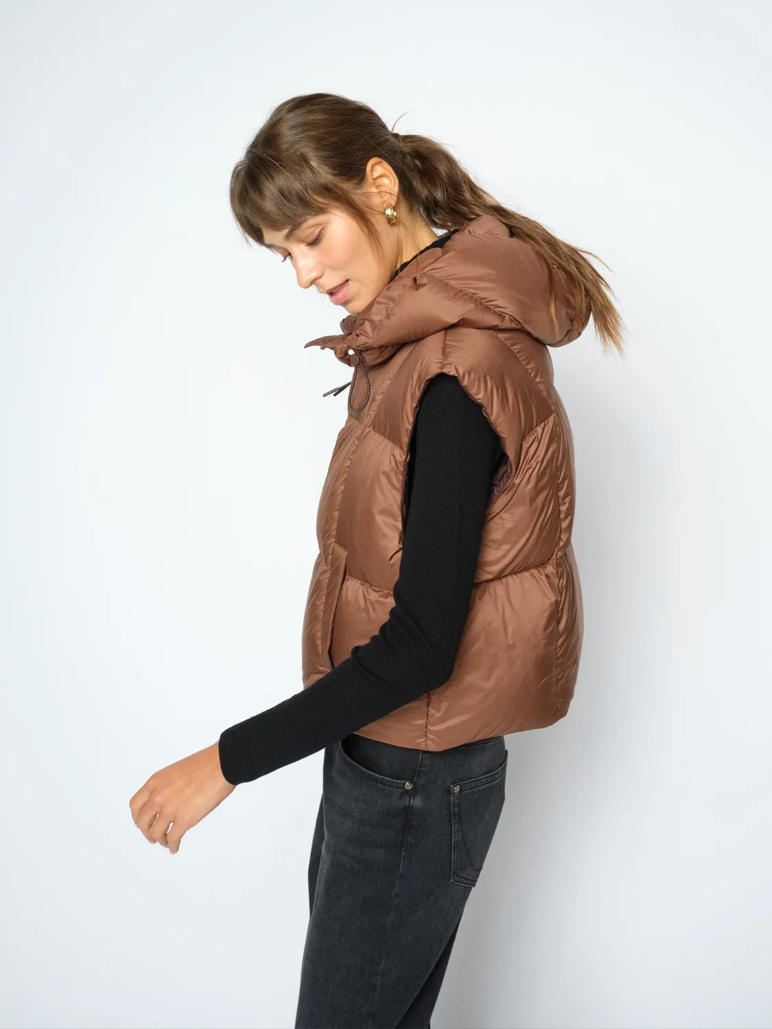 Mos Mosh MMKiara Tally Daunenweste Downtown Brown