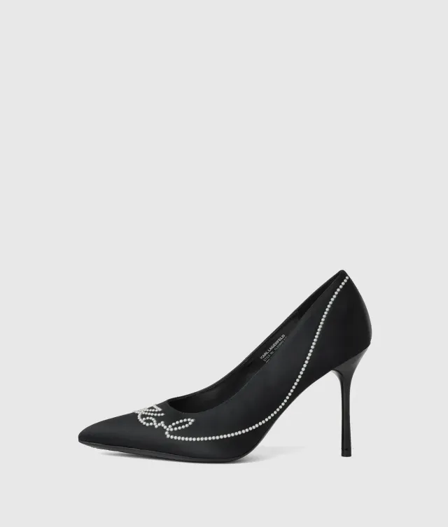 Karl Lagerfeld Sarabande Pumps Damen Satin