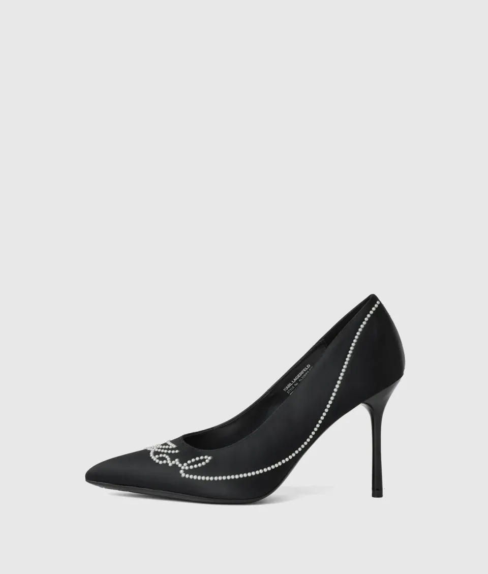 Karl Lagerfeld Sarabande Pumps Damen Satin