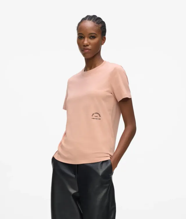 Karl Lagerfeld Rue St-Guillaume T-Shirt Bio-Baumwolle