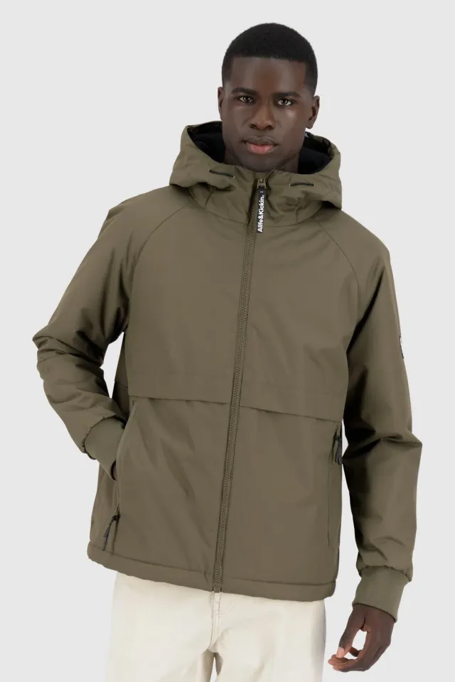 Alife & Kickin MartyAK A Winterjacke Herren dunkelgrün Teddyfutter