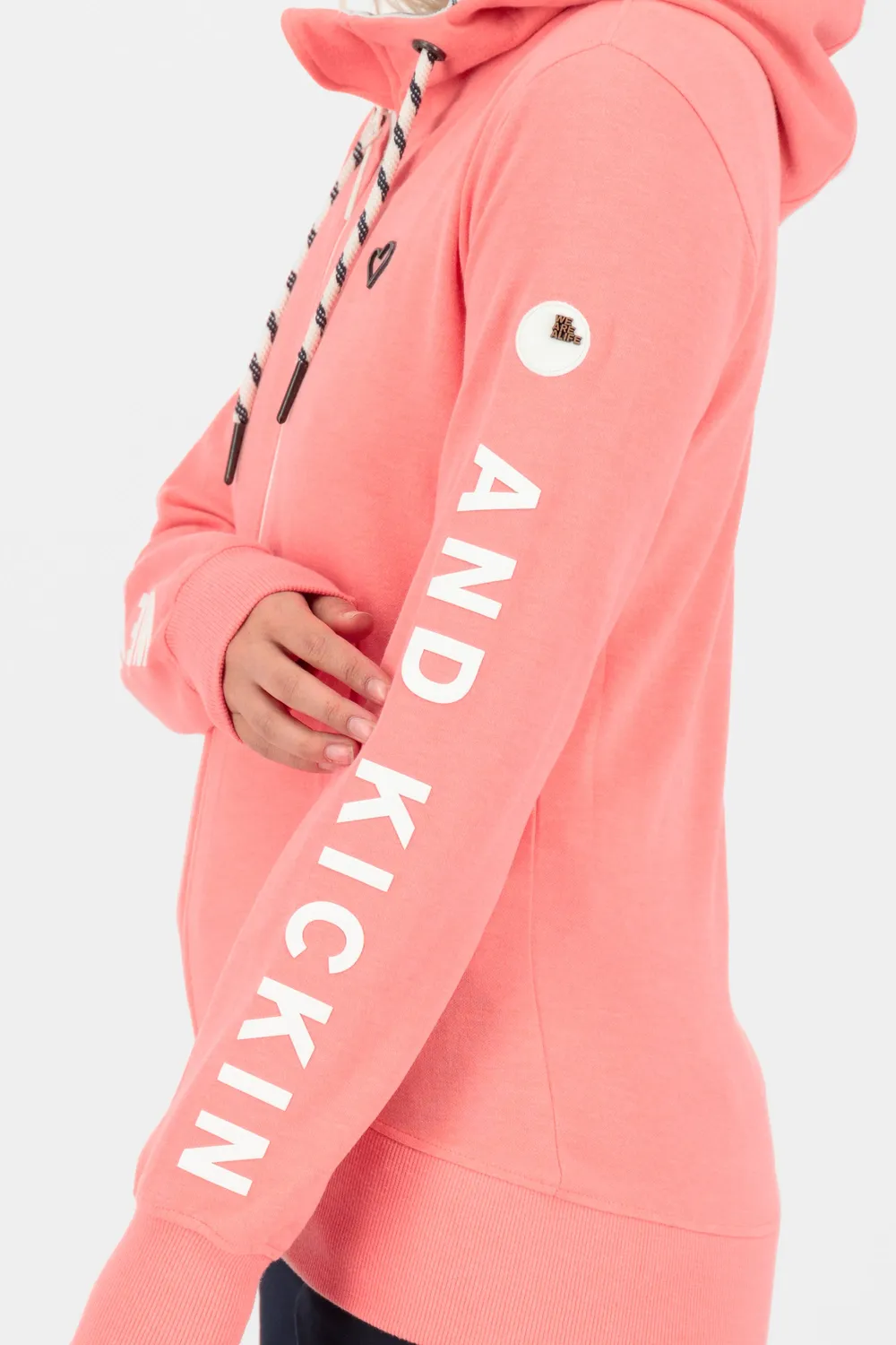 Alife & Kickin JessyAK A Sweatjacke Damen Orange Sweat