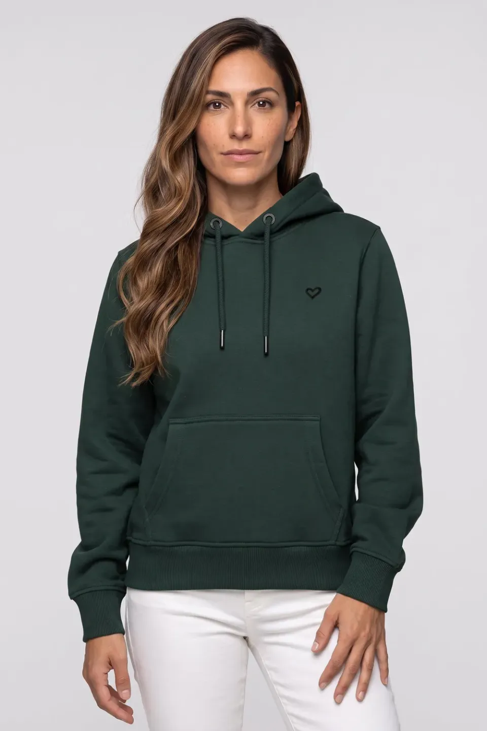 Alife & Kickin SorgaAK A Hoodie Dunkelgrün Damen