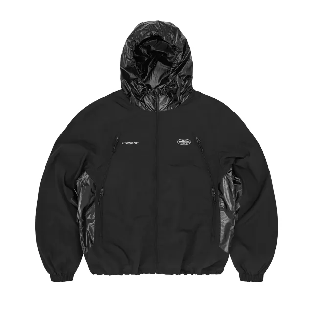 Corteiz Litework Quattro Jacket Black Nylon
