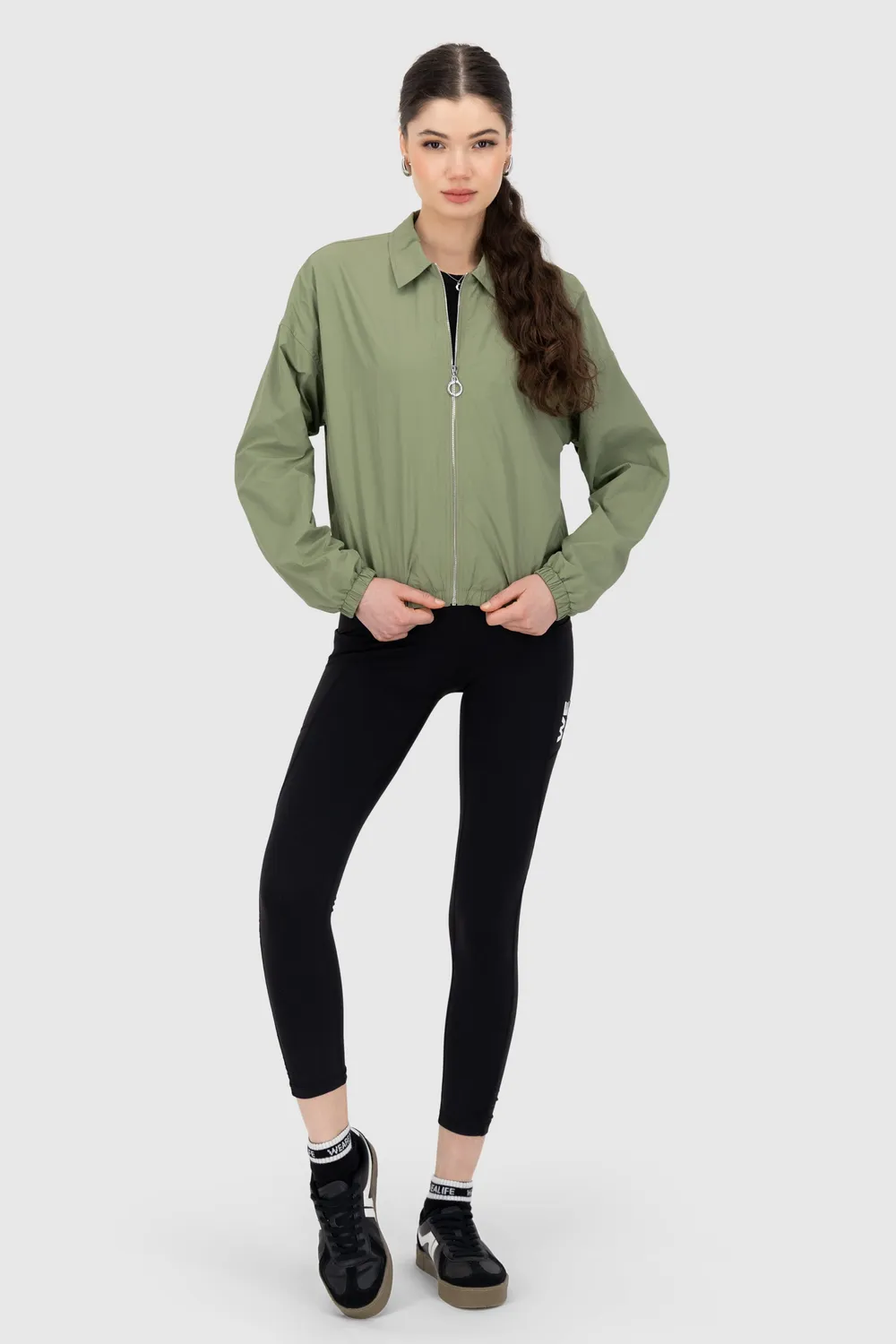 Alife & Kickin BlairAK A Jacke grün leicht Damen
