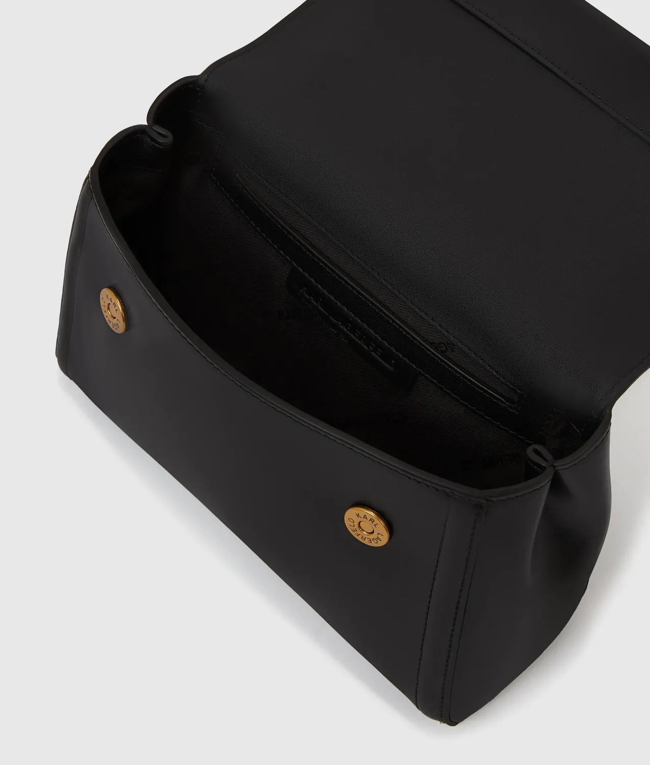 Karl Lagerfeld K/Autograph Henkeltasche Leder schwarz