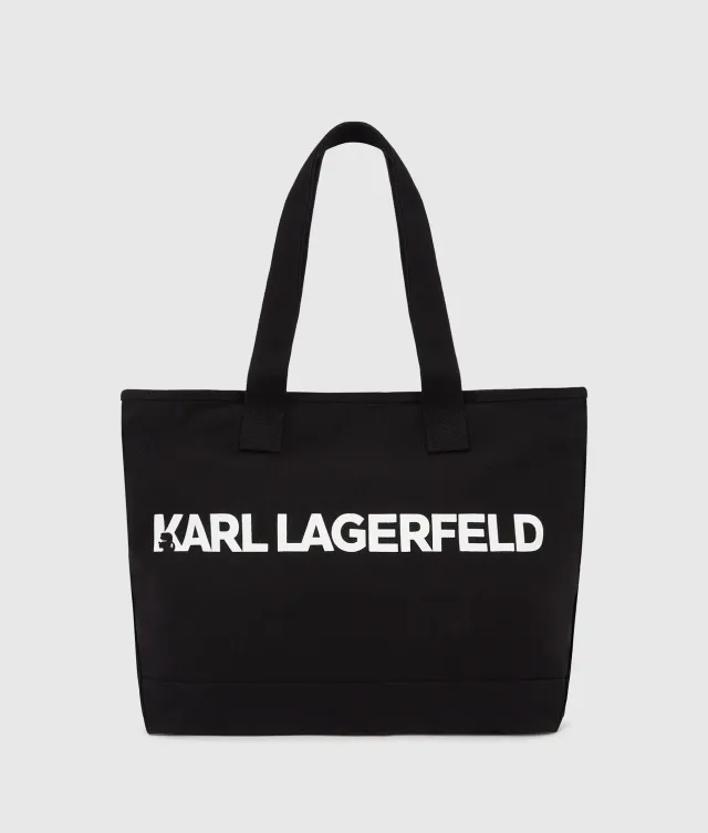 Karl Lagerfeld Extra Large Logo Tote Tasche One Size Baumwolle
