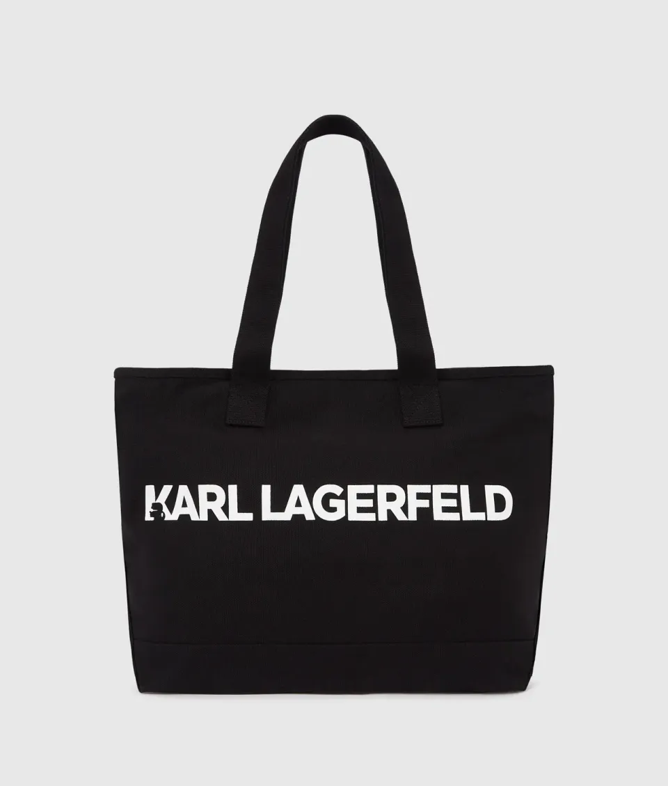 Karl Lagerfeld Extra Large Logo Tote Tasche One Size Baumwolle