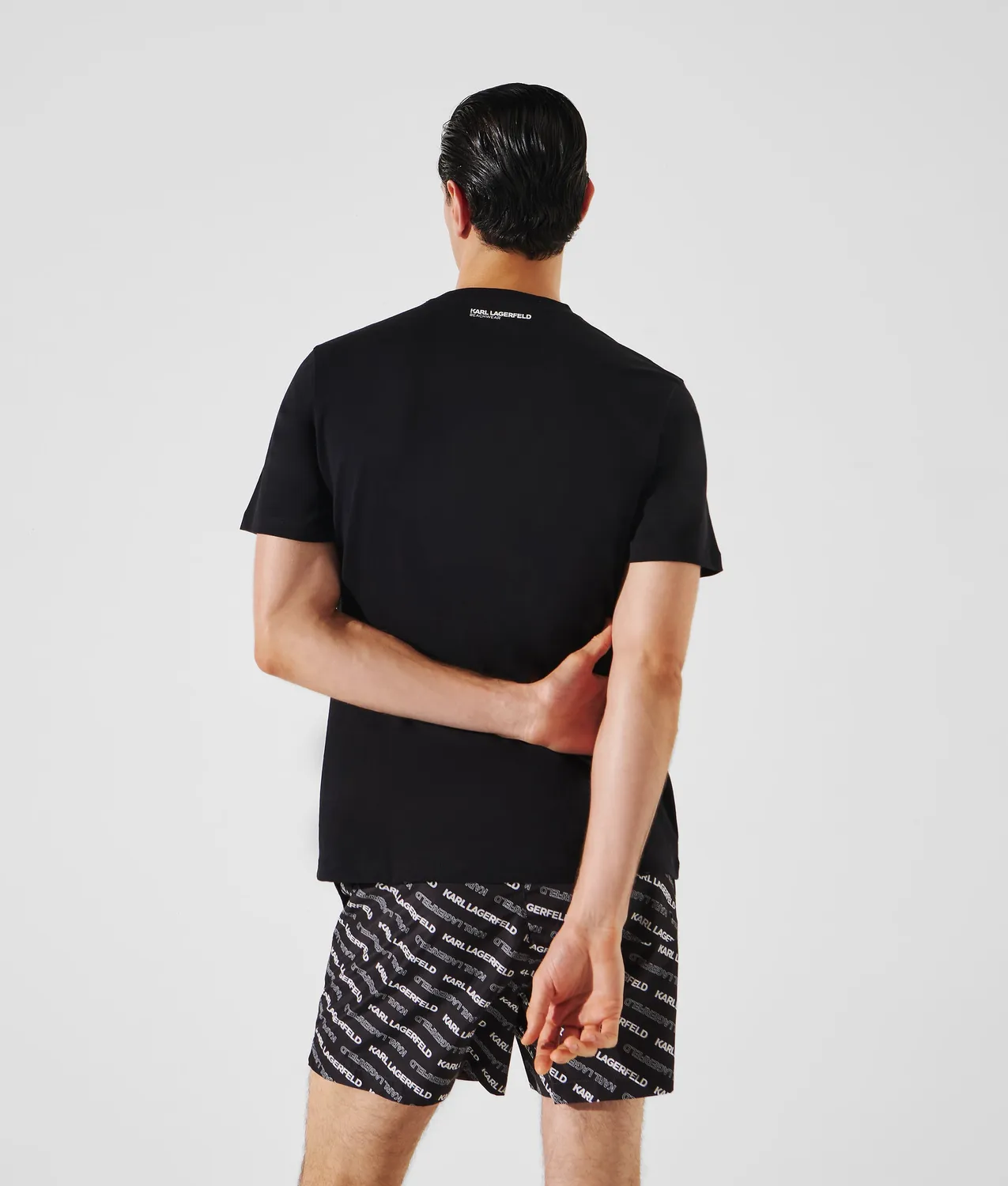 Karl Lagerfeld Logo Beach T-Shirt Herren kurz