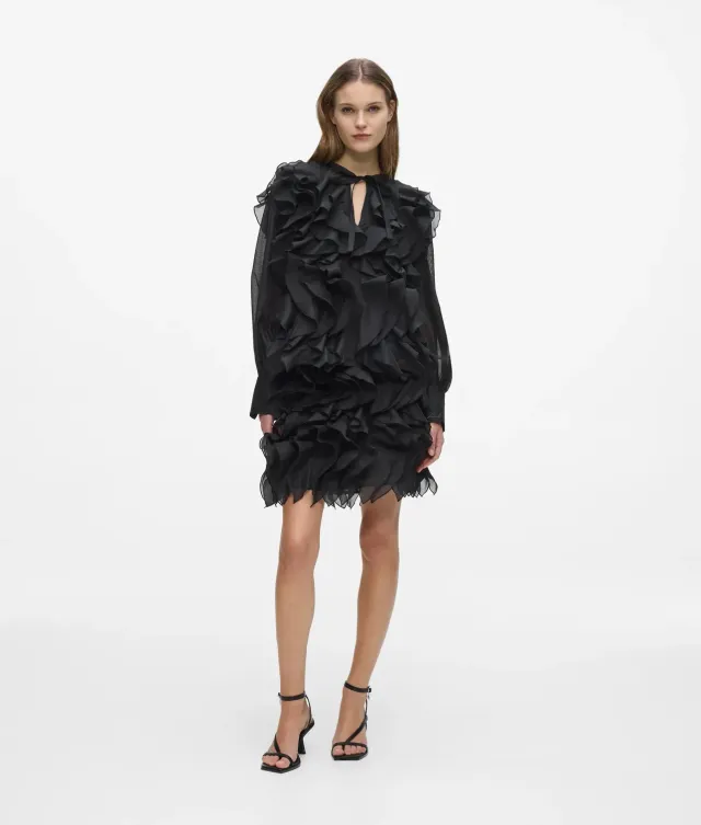 Karl Lagerfeld Organza Rüschen Minirock Gr 4