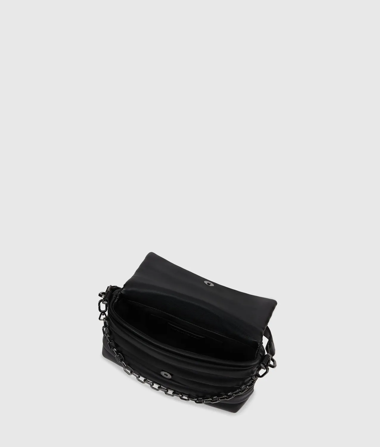 Karl Lagerfeld K/Essential Plie Chain Crossbody gesteppt