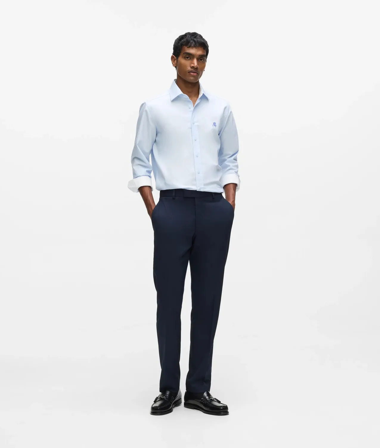 Karl Lagerfeld Anzughose Modern Fit Herren Schurwolle