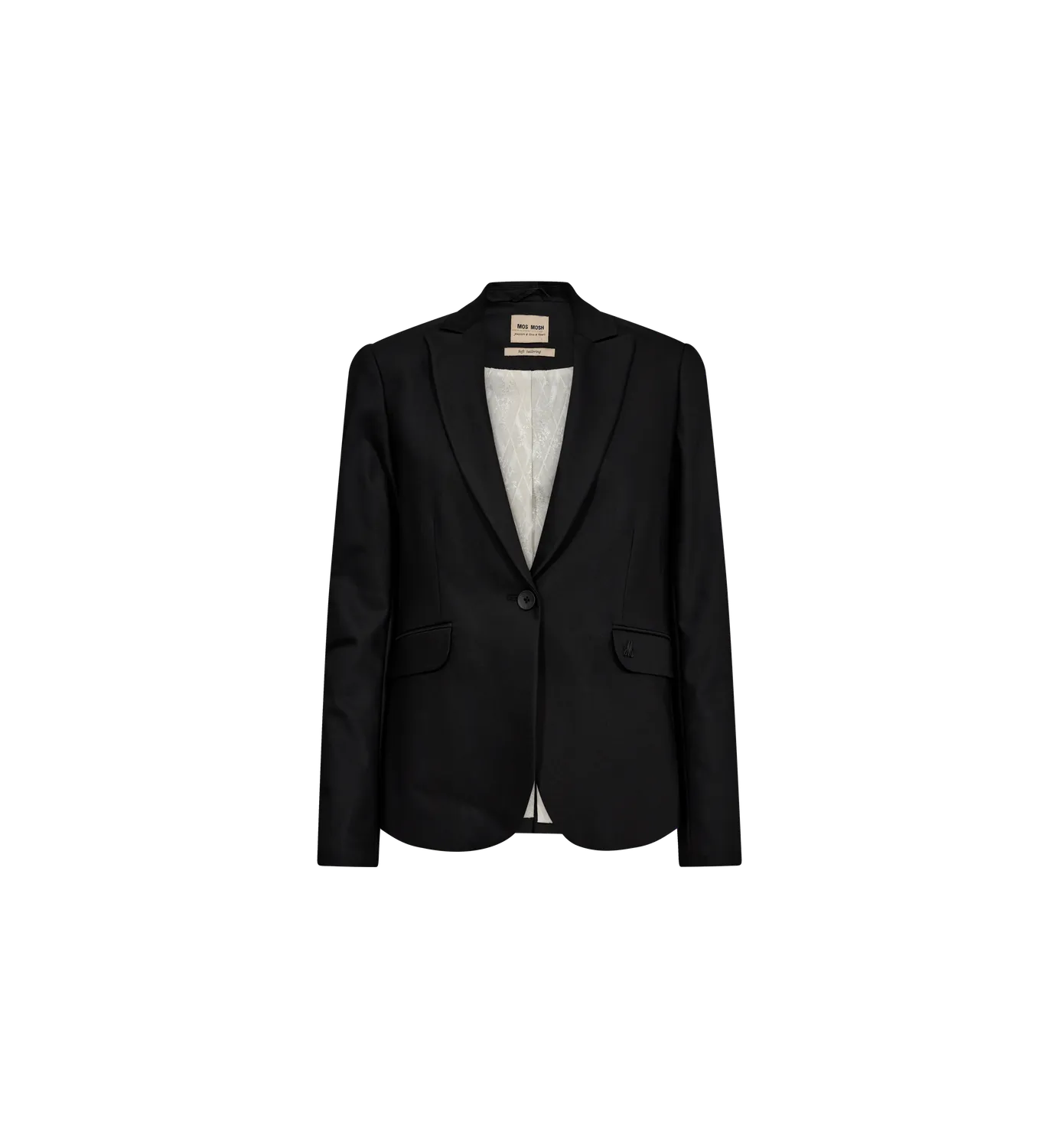 Mos Mosh MMBlake Night Blazer Schwarz Tailliert