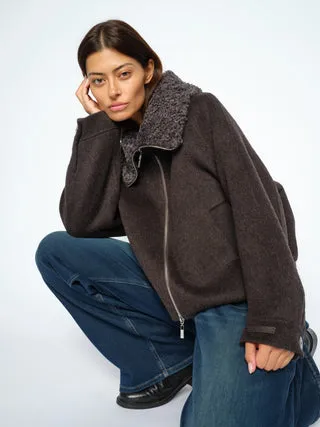 Mos Mosh MMBellamy Loisa Jacke oversized schwarz