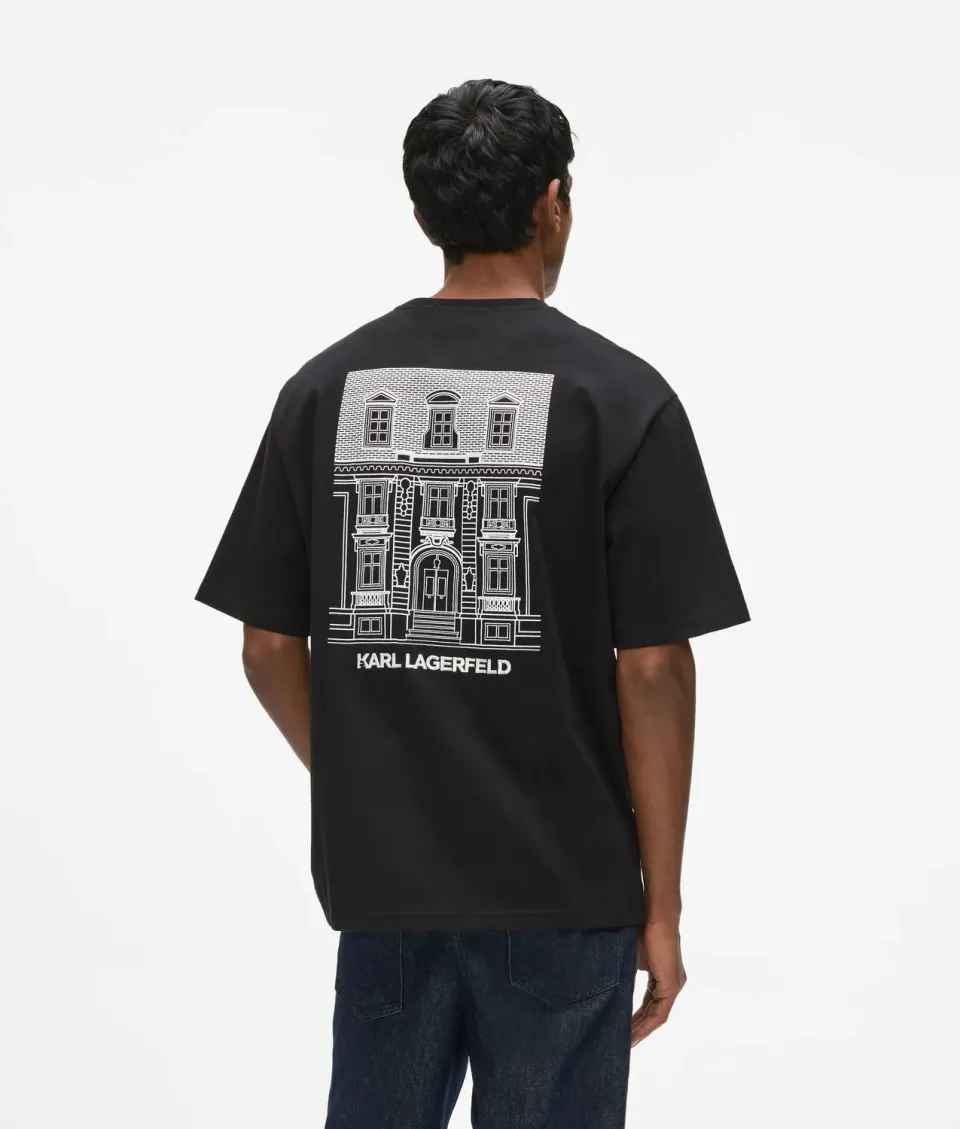 Karl Lagerfeld Maison de Karl Exclusive T-Shirt Bio-Baumwolle