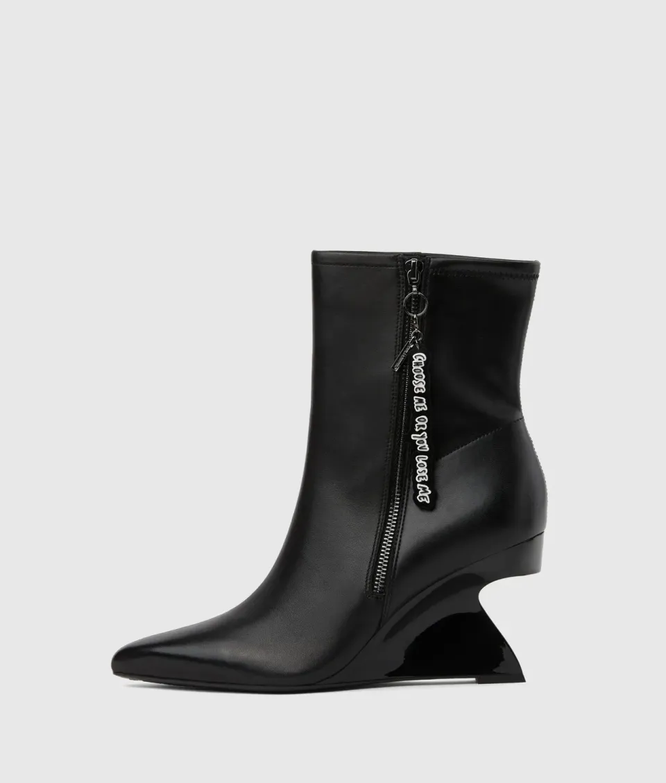 Karl Lagerfeld Waverly Boots Midi Reissverschluss Keil