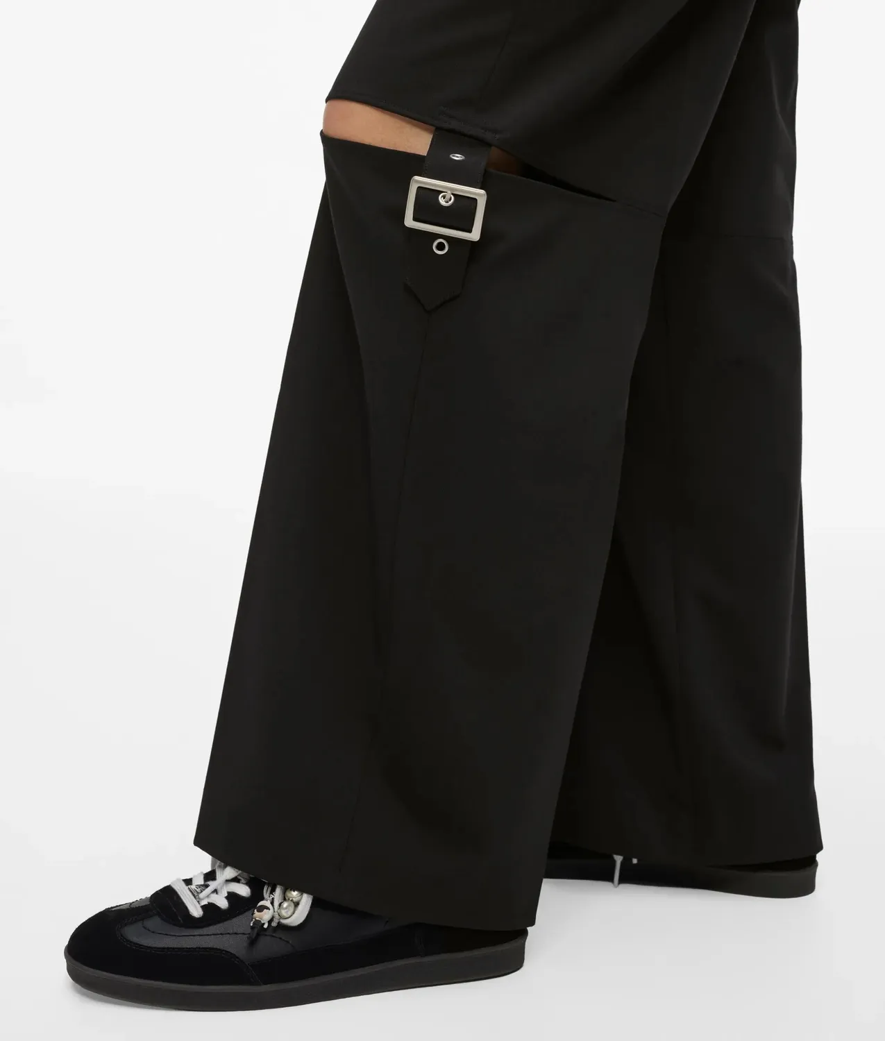 Karl Lagerfeld KL Jeans Buckle-detail Hose Damen Schnallen Cut-outs