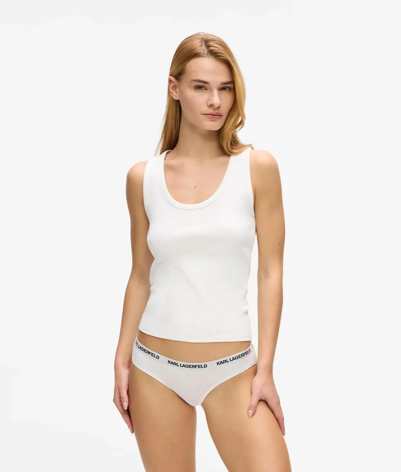 Karl Lagerfeld Logo Slip 3er-Pack Baumwolle Vollbedeckung