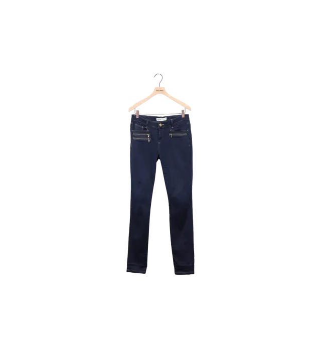 Mos Mosh Berlin Zip Long Jeans Dark Blue 28 Secondhand