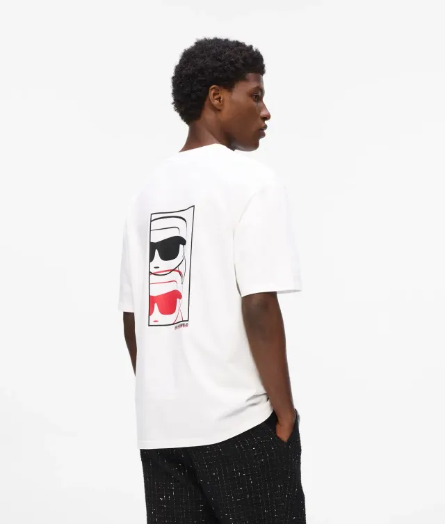 Karl Lagerfeld Ikon Fusion T-Shirt Baumwolle Relaxed