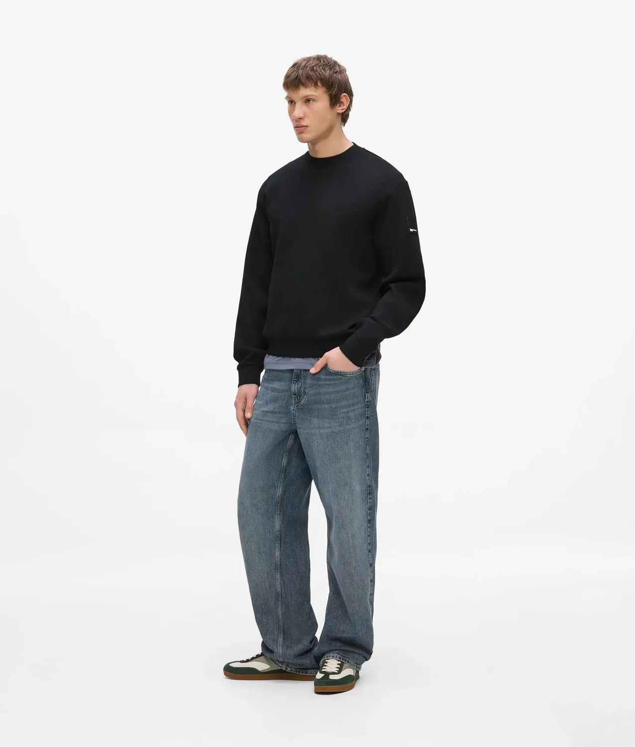 Karl Lagerfeld Jeans Scuba Sweatshirt Crew Neck