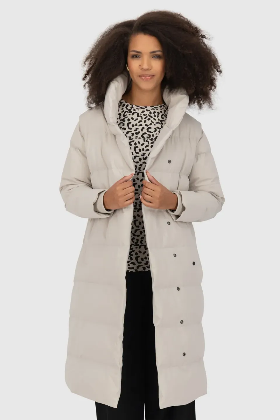 Alife & Kickin FleurAK A Steppmantel Beige Damen Weste