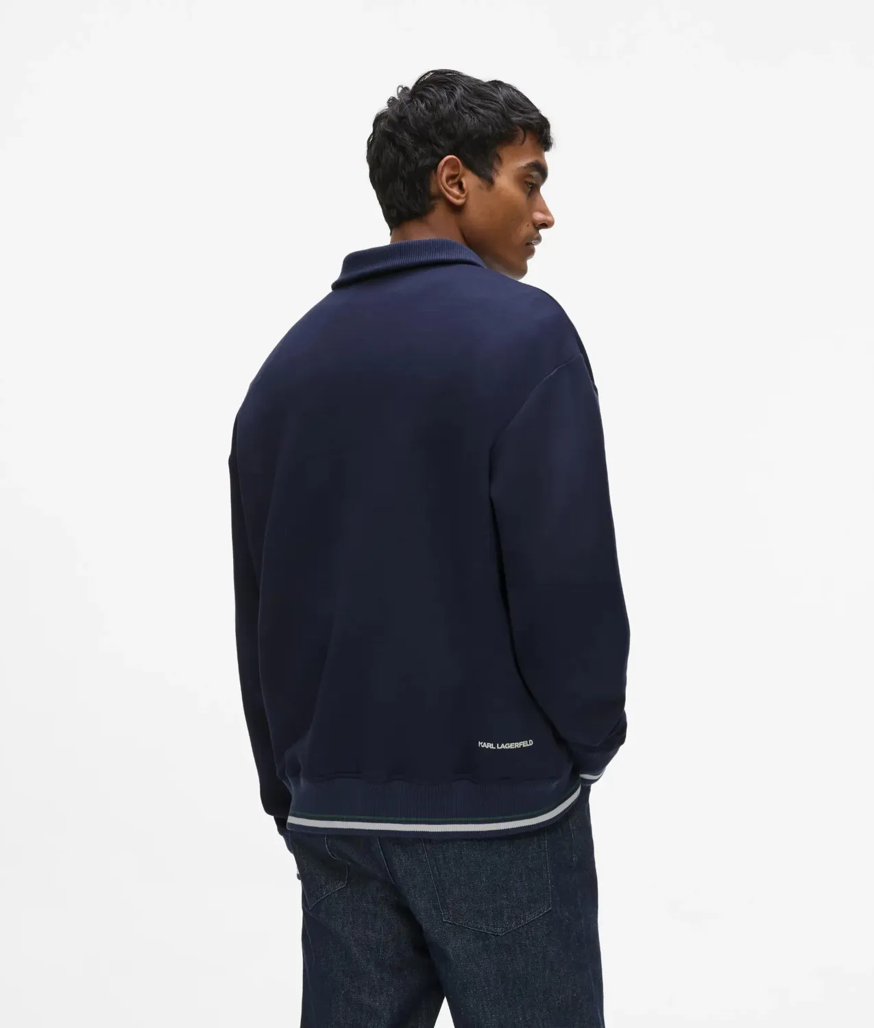 Karl Lagerfeld Ikon Half Zip Sweatshirt Reissverschluss
