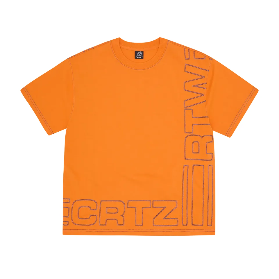 Corteiz Outline Heavyweight Tee T-Shirt Orange