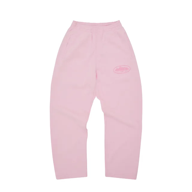Corteiz Island Knockout Jogginghose Pink Baumwolle