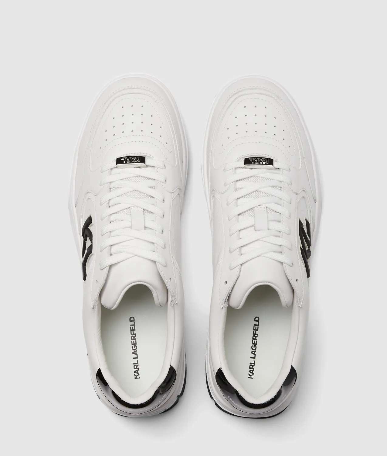 Karl Lagerfeld Kourtney Monogram Sneaker Leder-Optik