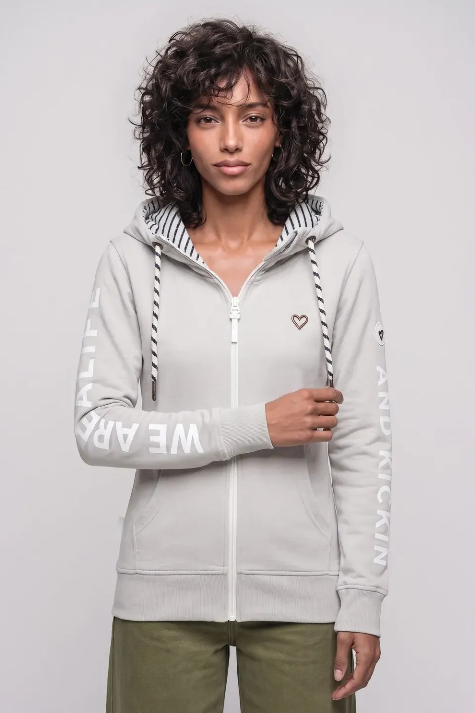 Alife & Kickin JessyAK A Sweatjacke grau
