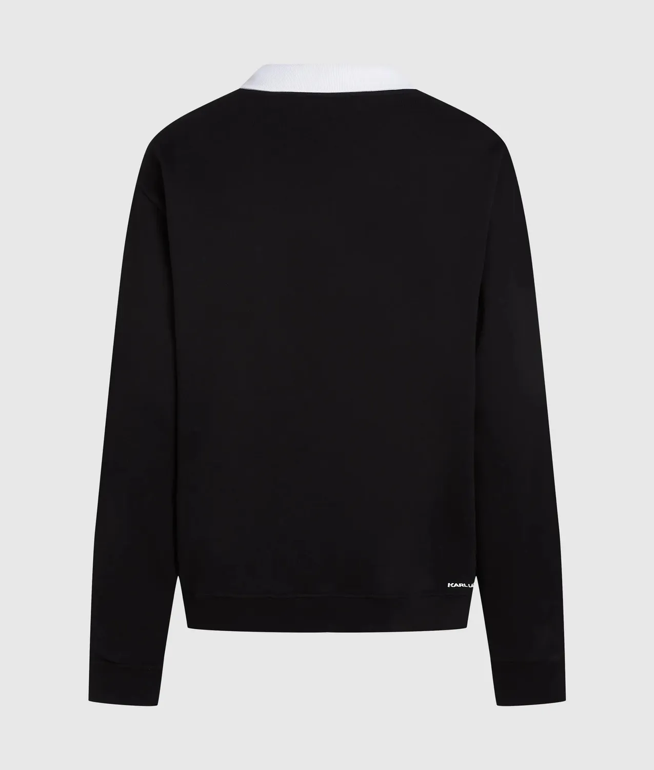 Karl Lagerfeld Ikon Collar Sweatshirt Bio-Baumwolle