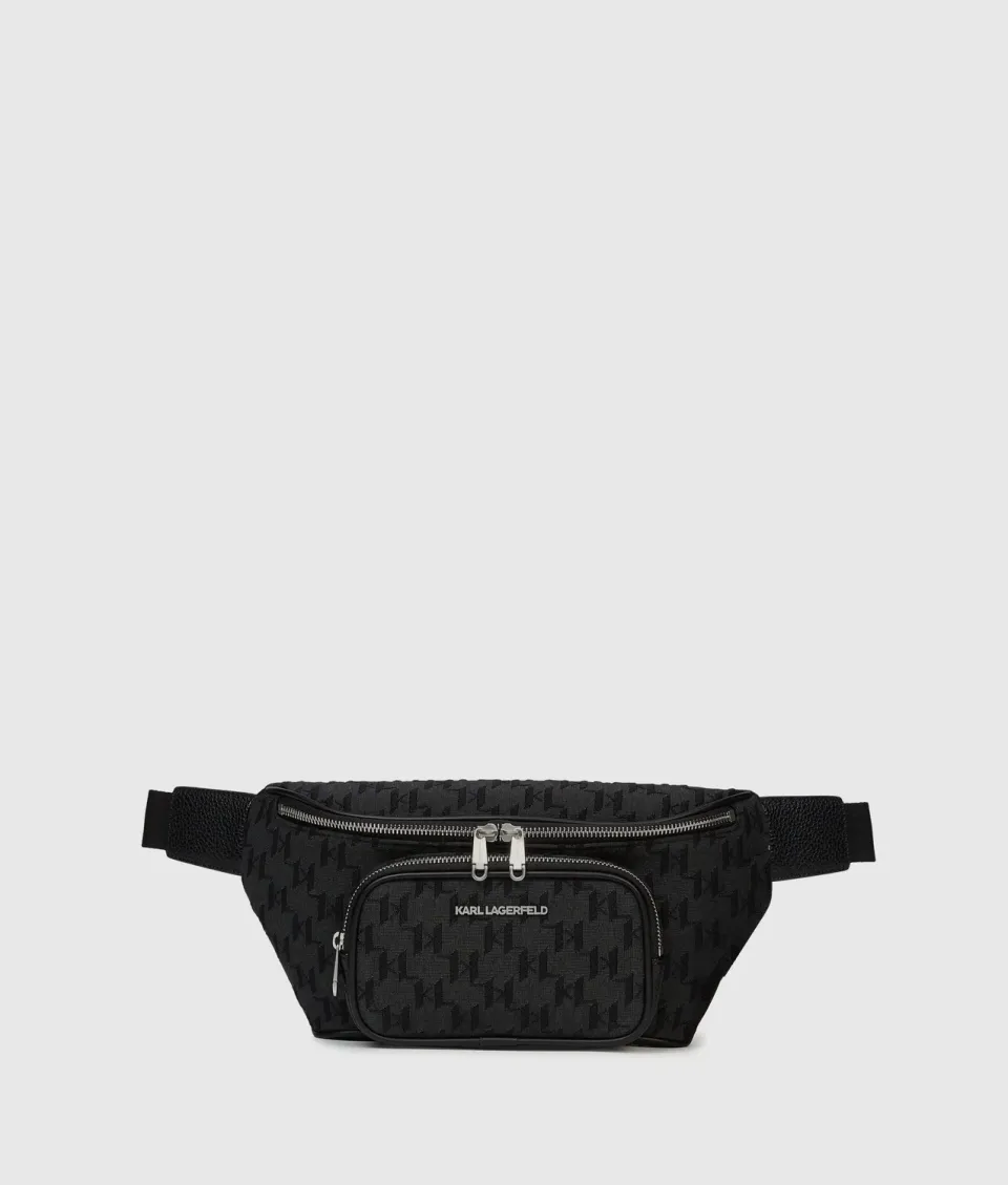 Karl Lagerfeld K/Monogram Belt Bag Jacquard