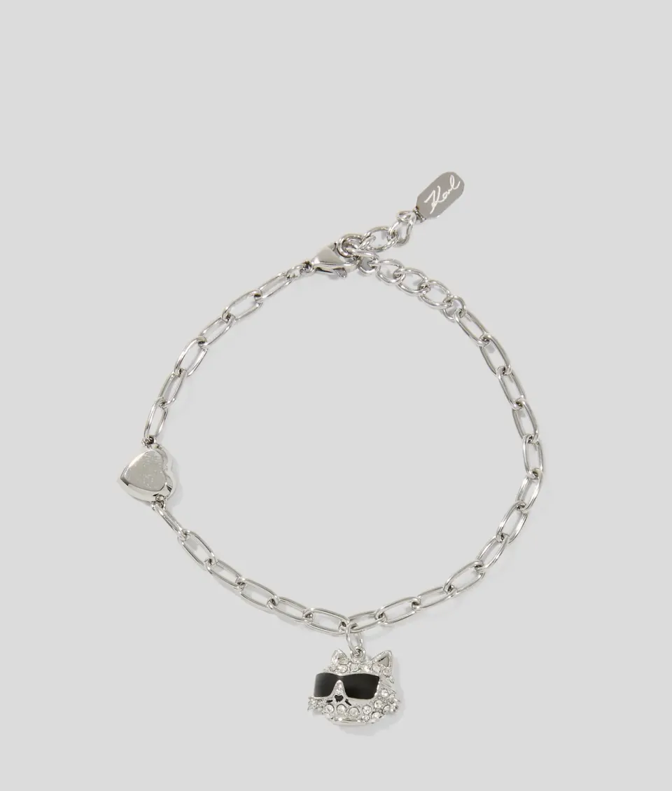 Karl Lagerfeld Ikon Choupette Armband Herz Pavé