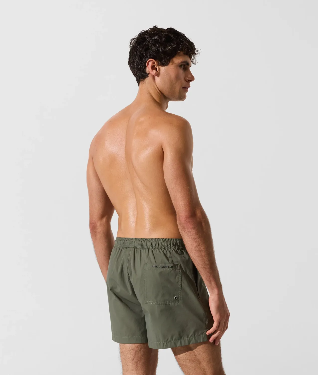Karl Lagerfeld Monogram Boardshorts Badeshorts Midi