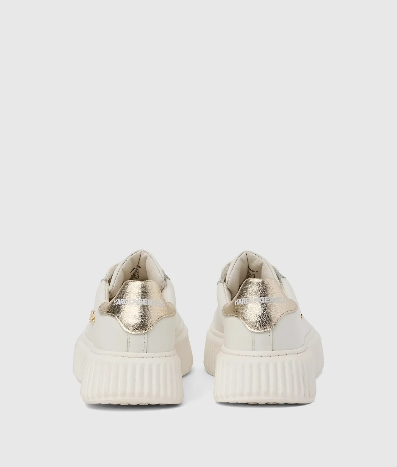 Karl Lagerfeld Signature Metallic Sneaker Mädchen Leder