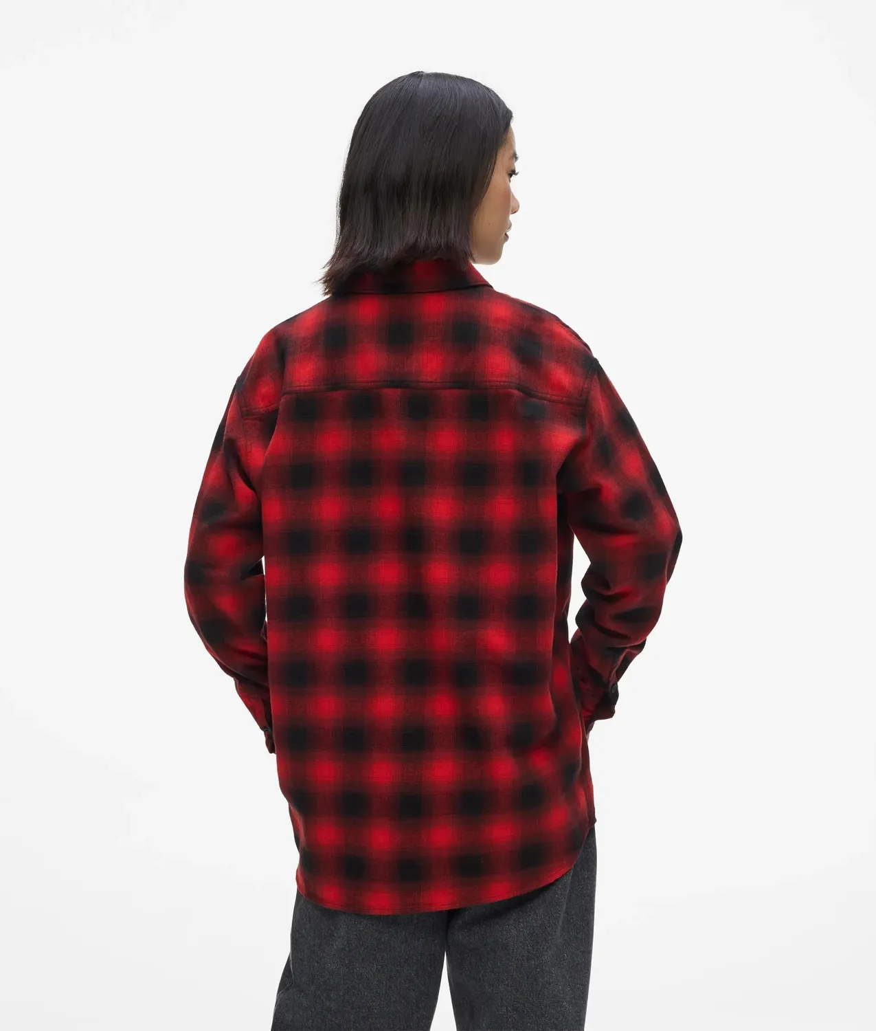 Karl Lagerfeld Plaid Relaxed Overshirt Karohemd kariert
