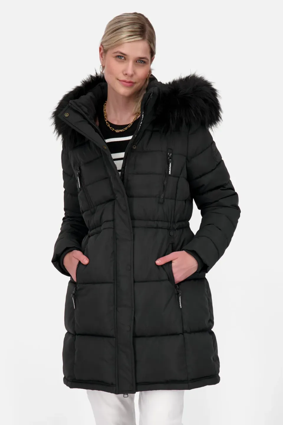 Alife & Kickin NicolaAK A Steppjacke Schwarz tailliert