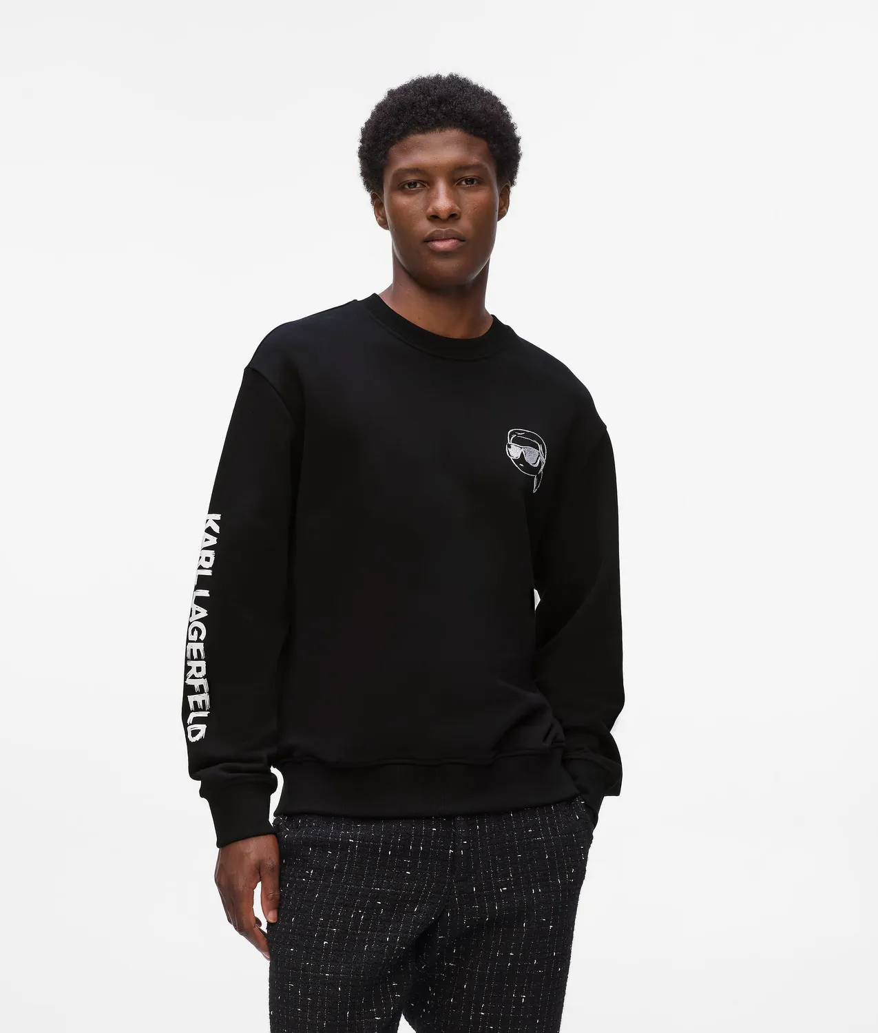 Karl Lagerfeld Ikon Sweatshirt Backprint Baumwolle