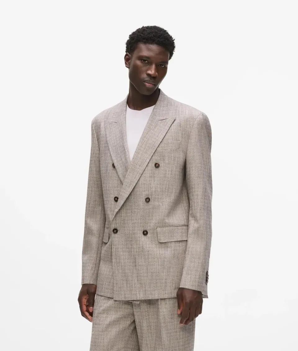 Karl Lagerfeld Double-breasted Blazer Gr. 36-46 strukturiert