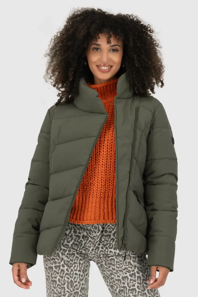 Alife & Kickin NellAK A Puffer Jacket Dunkelgrün Stepp
