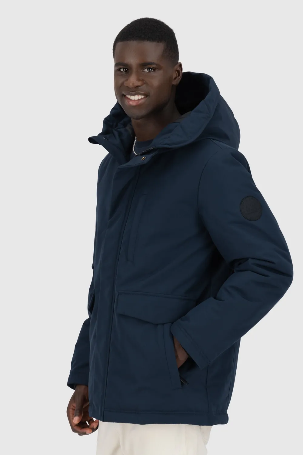 Alife & Kickin NilasAK A Winterjacke dunkelblau Herrenparka