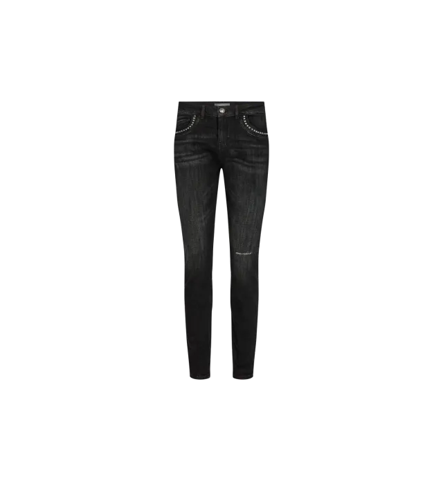 Mos Mosh MMBradford Brushed Jeans 25 Schwarz Stretch