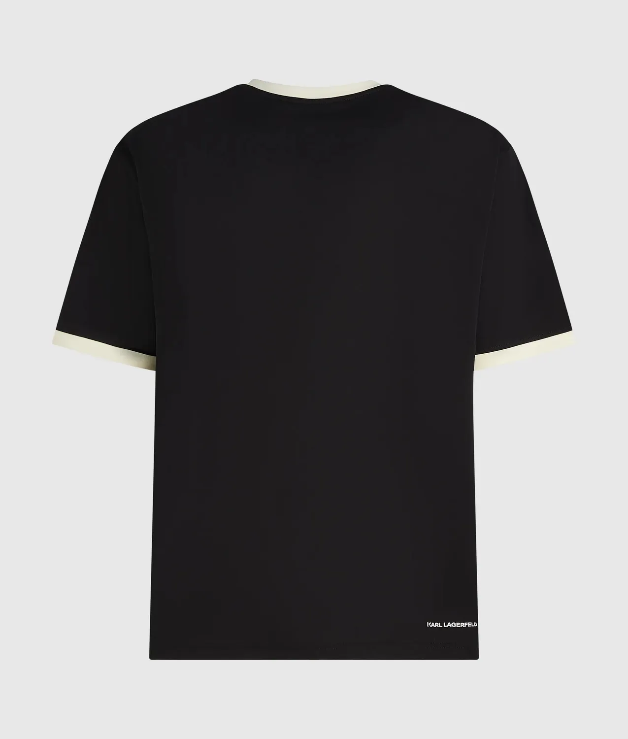 Karl Lagerfeld Ikon Circle Logo T-Shirt Bio-Baumwolle