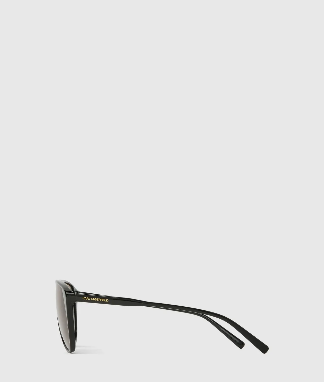Karl Lagerfeld Slim Aviator Sonnenbrille Herren schwarz schmal