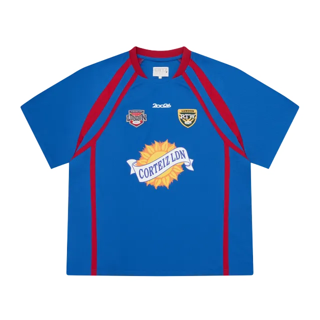 Corteiz Rugby League Jersey royalblau Polyester